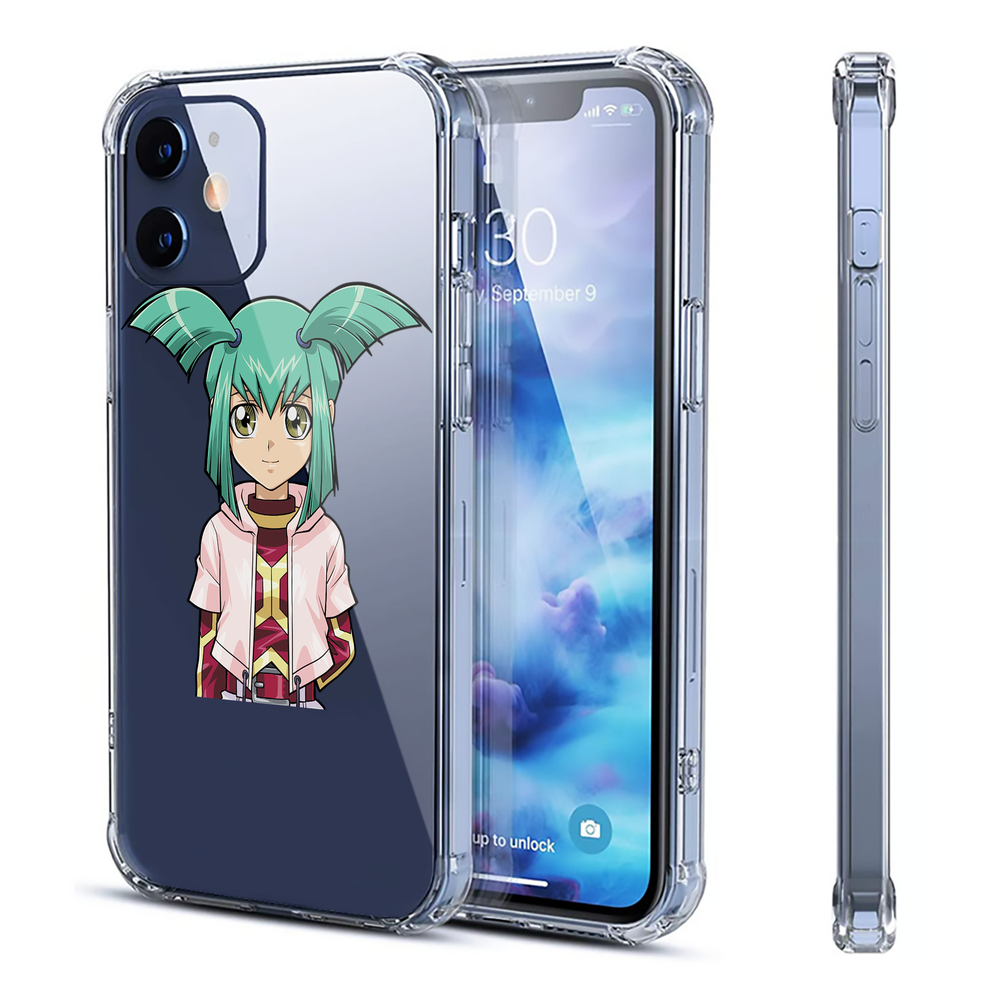（画像用） 遊☆戯☆王 Yu-Gi-Oh! 【iPhone 12シリーズ対応】透明スマホケース（クリアソフトケース）